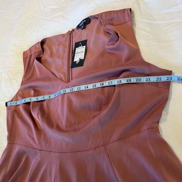 ModCloth Your Luxe-y Day Rose Satin MIDI Dress - Picture 10 of 10